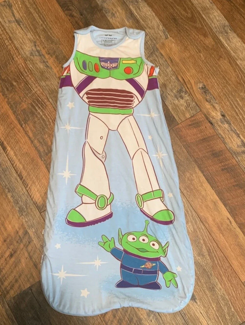 Little Sleepies Blue Buzz Lightyear Bamboo Seasonless Sleep Sack 18M-36MONTHS